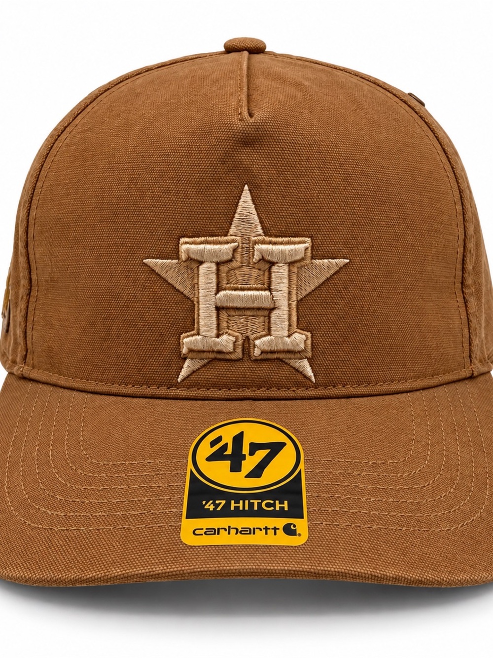 Houston Astros Carhartt x '47 Hitch Adjustable Snapback Hat Cap MLB Men's Brown